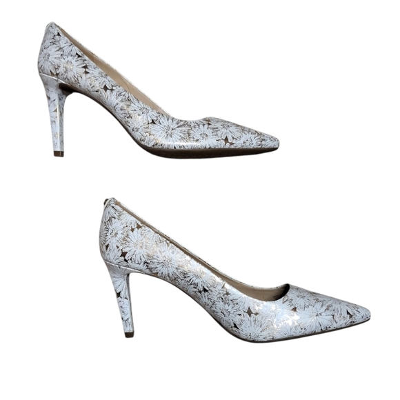 Michael Kors Dorothy Flex Floral Leather Pump Size 10M - Picture 6 of 16